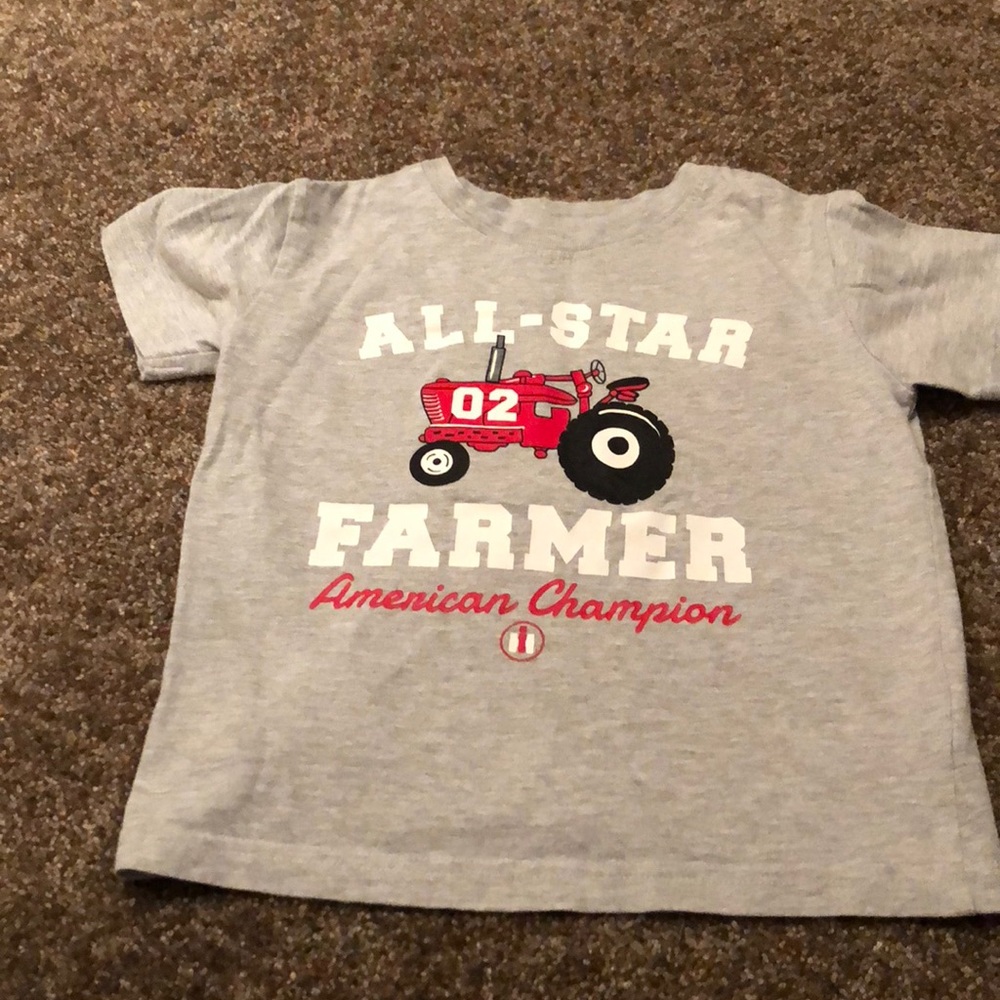 **4 for $15 Toddler boys tractor  t shirt
